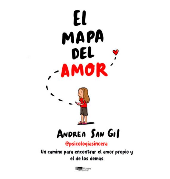 El Mapa del Amor versión impresa. Autora Andrea San Gil